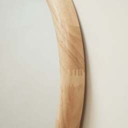 Aaliyah - Extra Large Full Length Light Wood Irregular Mirror 180cm x 110cm - thumbnail 5