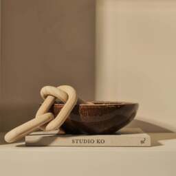 Portera - Chocolate Gloss Ceramic Decorative Bowl - thumbnail 2