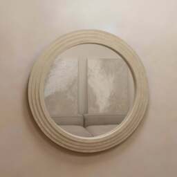 Luciana - Round Concrete Wall Mirror 110cm x 110cm - thumbnail 3