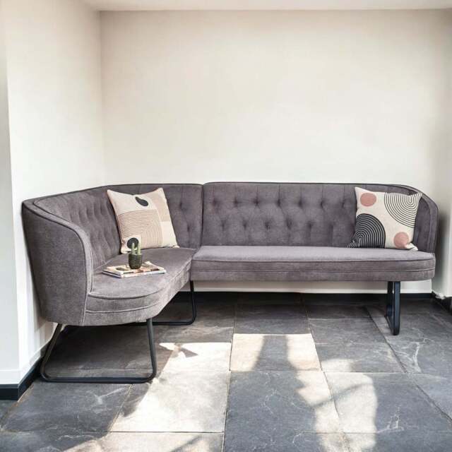 Frampton Corner Bench - Anthracite (Right Hand Facing) - image 1