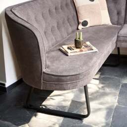 Frampton Corner Bench - Anthracite (Right Hand Facing) - thumbnail 4