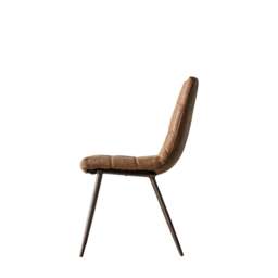 Darwin Brown Chair (Set of 2) - thumbnail 6