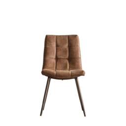 Darwin Brown Chair (Set of 2) - thumbnail 4