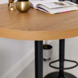 Jupiter Smoked Oak Bar Table - thumbnail 2