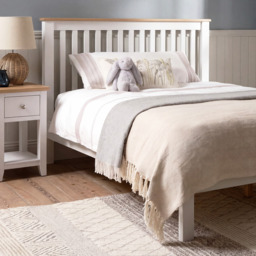 Tetbury Double Bed in Painted / Oak - thumbnail 1