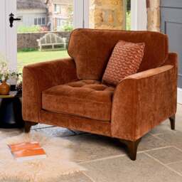 Hartpury Armchair in Rust - thumbnail 4