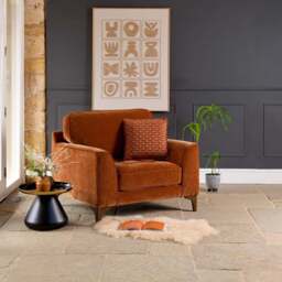 Hartpury Armchair in Rust - thumbnail 2