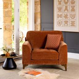 Hartpury Armchair in Rust - thumbnail 3