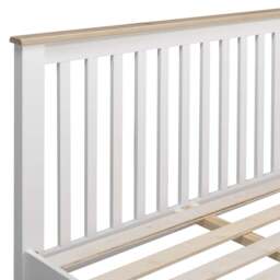 Tetbury King Size Bed in Painted / Oak - thumbnail 5