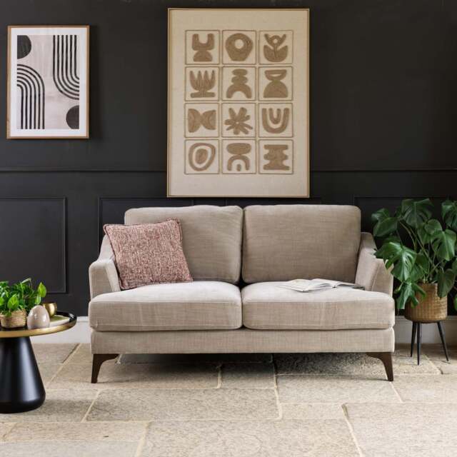 Willow 2 Seater Loveseat in Mushroom - image 1