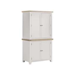 Bibury Double Larder in Painted / Oak - thumbnail 4