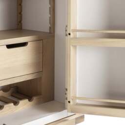 Bibury Double Larder in Painted / Oak - thumbnail 5