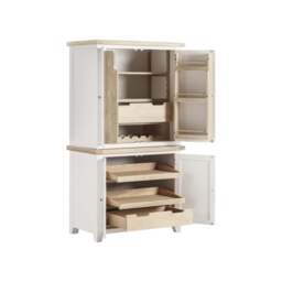 Bibury Double Larder in Painted / Oak - thumbnail 3