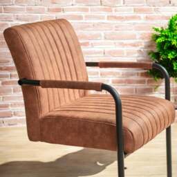 Adele Pocket Sprung Dining Chair - Tan (Set of 2) - thumbnail 4