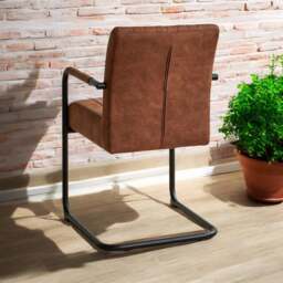 Adele Pocket Sprung Dining Chair - Tan (Set of 2) - thumbnail 2