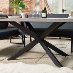 Jupiter Faux Concrete Dining Table 180cm - thumbnail 3