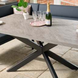 Jupiter Faux Concrete Dining Table 180cm - thumbnail 4