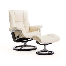 Stressless Mayfair Recliner with Signature Base & Footstool - Small / Stressless Fabrics - thumbnail 2