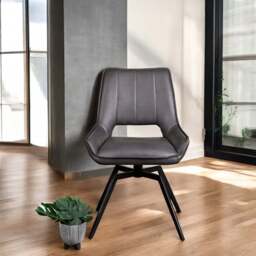 Lily Slate Grey Dining Chair - thumbnail 2