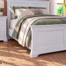 Provence King size Bedframe in white - thumbnail 2