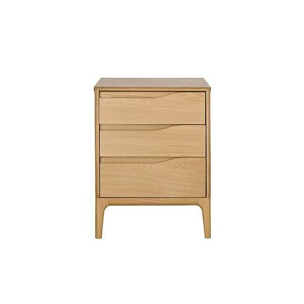 Ercol 3282 Rimini 3 Drawer Bedside Cabinet - image 1