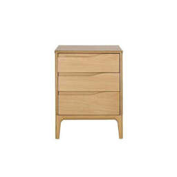 Ercol 3282 Rimini 3 Drawer Bedside Cabinet - thumbnail 1