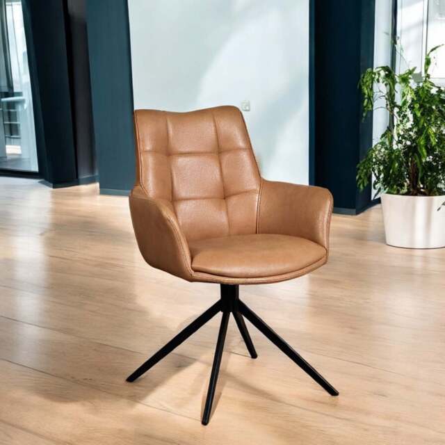 Jill Spice Tan Dining Chair - image 1
