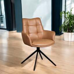 Jill Spice Tan Dining Chair - thumbnail 1