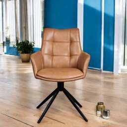 Jill Spice Tan Dining Chair - thumbnail 2