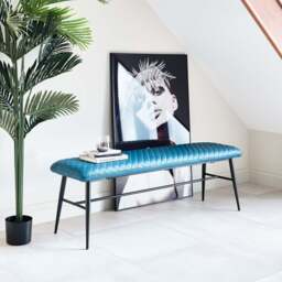 Ripley Flat Bench - Teal - thumbnail 2