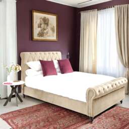 Chloe Double Bed - Cream - thumbnail 2