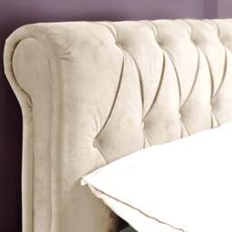 Chloe Double Bed - Cream - thumbnail 4
