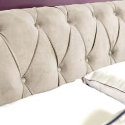 Chloe Double Bed - Cream - thumbnail 6