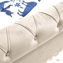 Chloe Double Bed - Cream - thumbnail 5