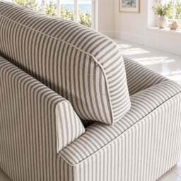 Eastbourne Snuggler in Grey Stripe with Grey Stripe Cushions - thumbnail 4