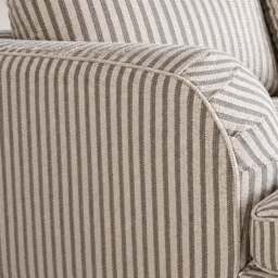 Eastbourne Snuggler in Grey Stripe with Grey Stripe Cushions - thumbnail 6