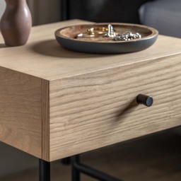 Ashdown 1 Drawer Bedside Natural - thumbnail 2