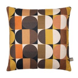 Ottis Chocolate Cushion 43x43cm - thumbnail 1