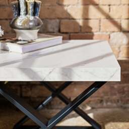 Jupiter Marble Effect Lamp Table - thumbnail 4