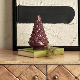 Tree Glass Ornament in Cherry - thumbnail 1