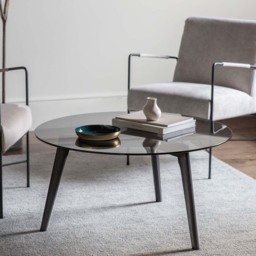 Blair Round Coffee Table Black - thumbnail 1