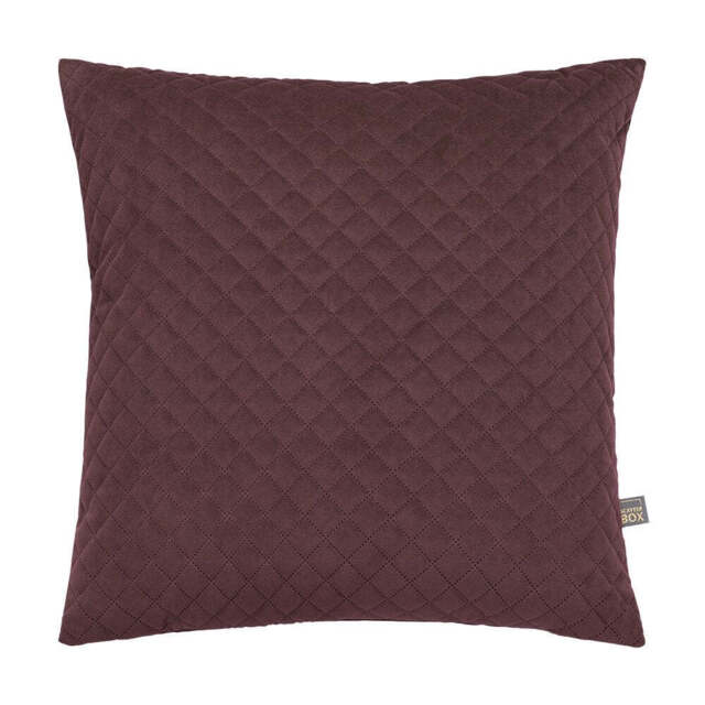 Erin Diamond Aubergine Cushion 50x50cm - image 1