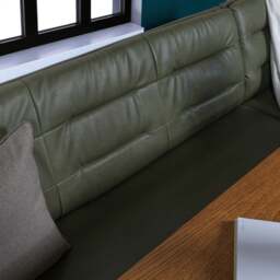 Soho 200cm Dining Table with Industrial Corner Bench in Olive - thumbnail 5