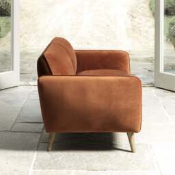 Tamar 2 Seater Sofa in Burnt Orange - thumbnail 4