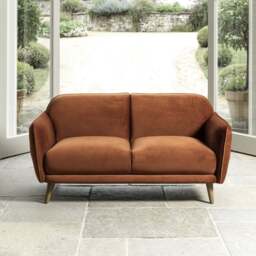 Tamar 2 Seater Sofa in Burnt Orange - thumbnail 3