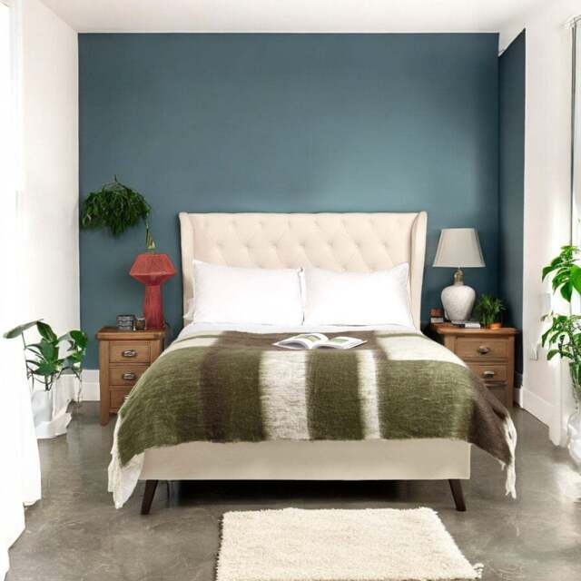 Lucille Double Bed - Cream - image 1