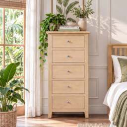 Tavistock 5 Drawer Tall Chest - thumbnail 3