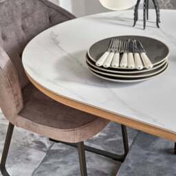 Sutton 200cm Dining Table in Ash - thumbnail 6