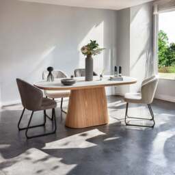 Sutton 200cm Dining Table in Ash - thumbnail 2