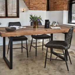Adelaide Reclaimed Wood Dining Table 180cm - thumbnail 2